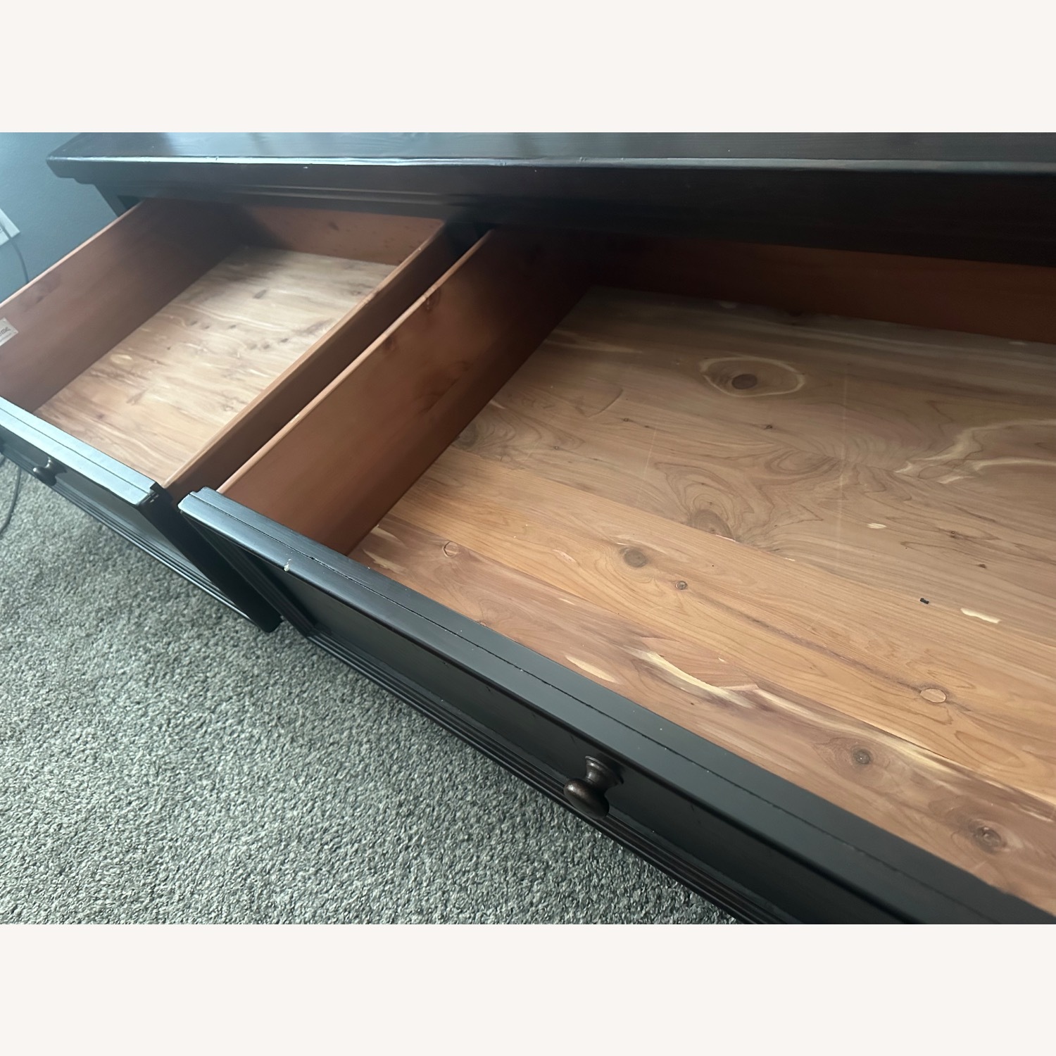 Aspen Home Dark Brown Wood King Bed - image-7