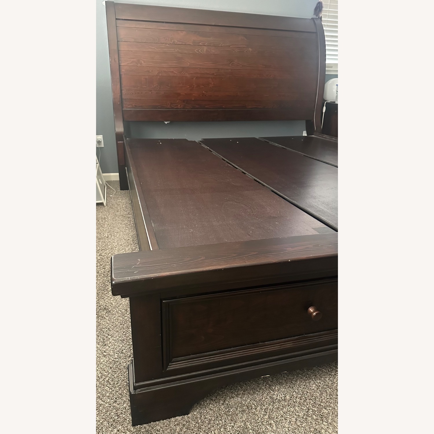 Aspen Home Dark Brown Wood King Bed - image-3