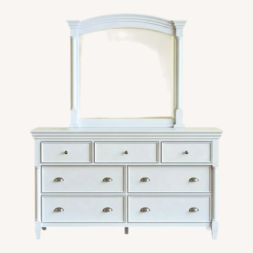 Used A & B Home White Wood Dresser for sale on AptDeco
