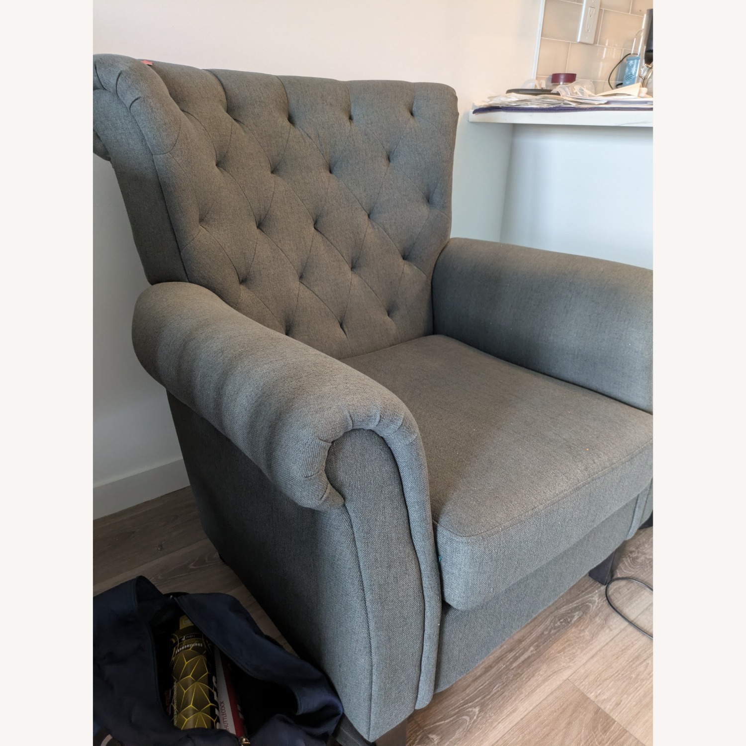 Christopher Knight Home Light Gray Armchair - image-1