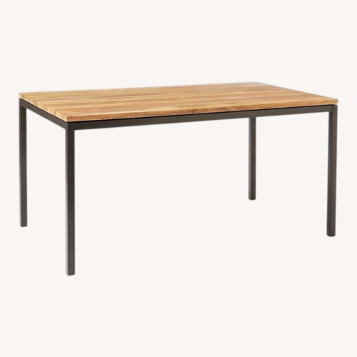Used West Elm Dining Table (Plus Free Bench & Chairs) for sale on AptDeco