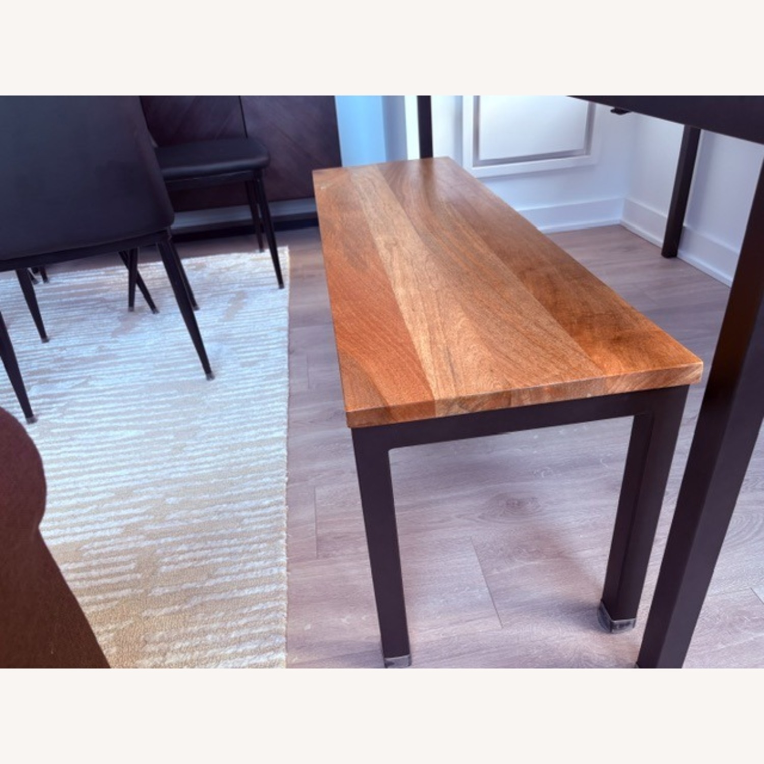 West Elm Dining Table (Plus Free Bench & Chairs) - image-5