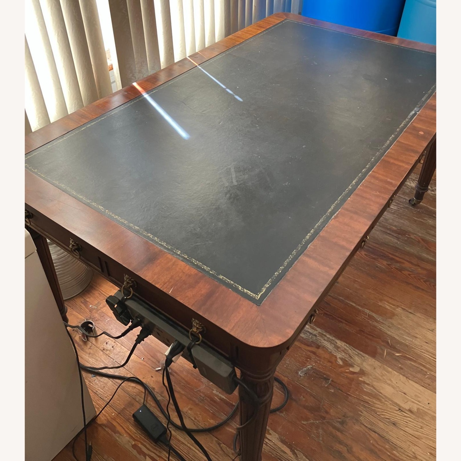 Dark Brown Desk - image-3