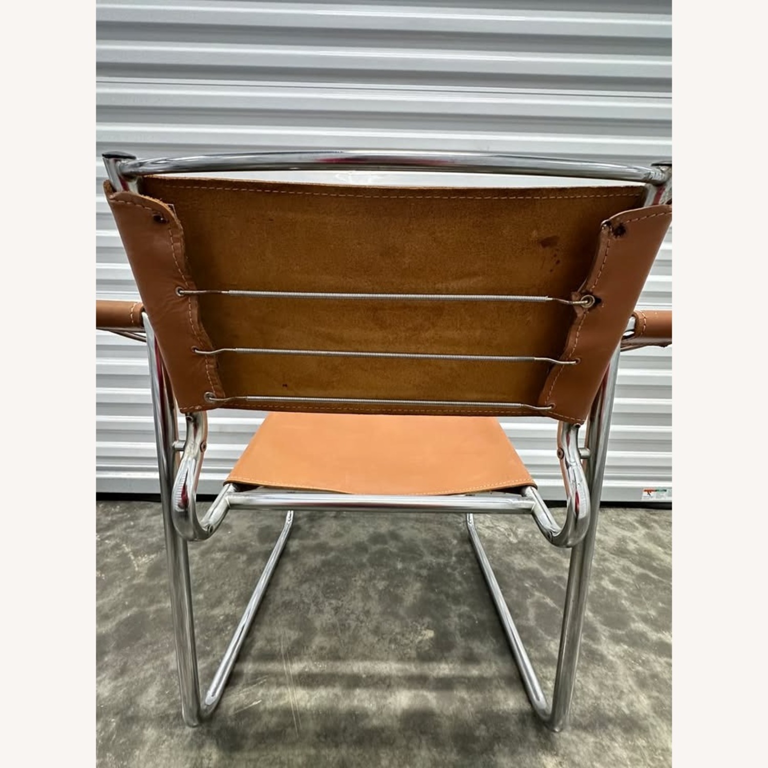 Vintage/Antique Leather Accent Chair - image-3