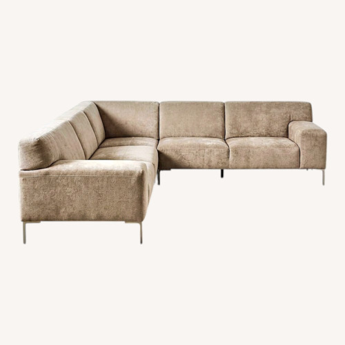 Used Light Gray Fabric 3+ Piece Sectional for sale on AptDeco