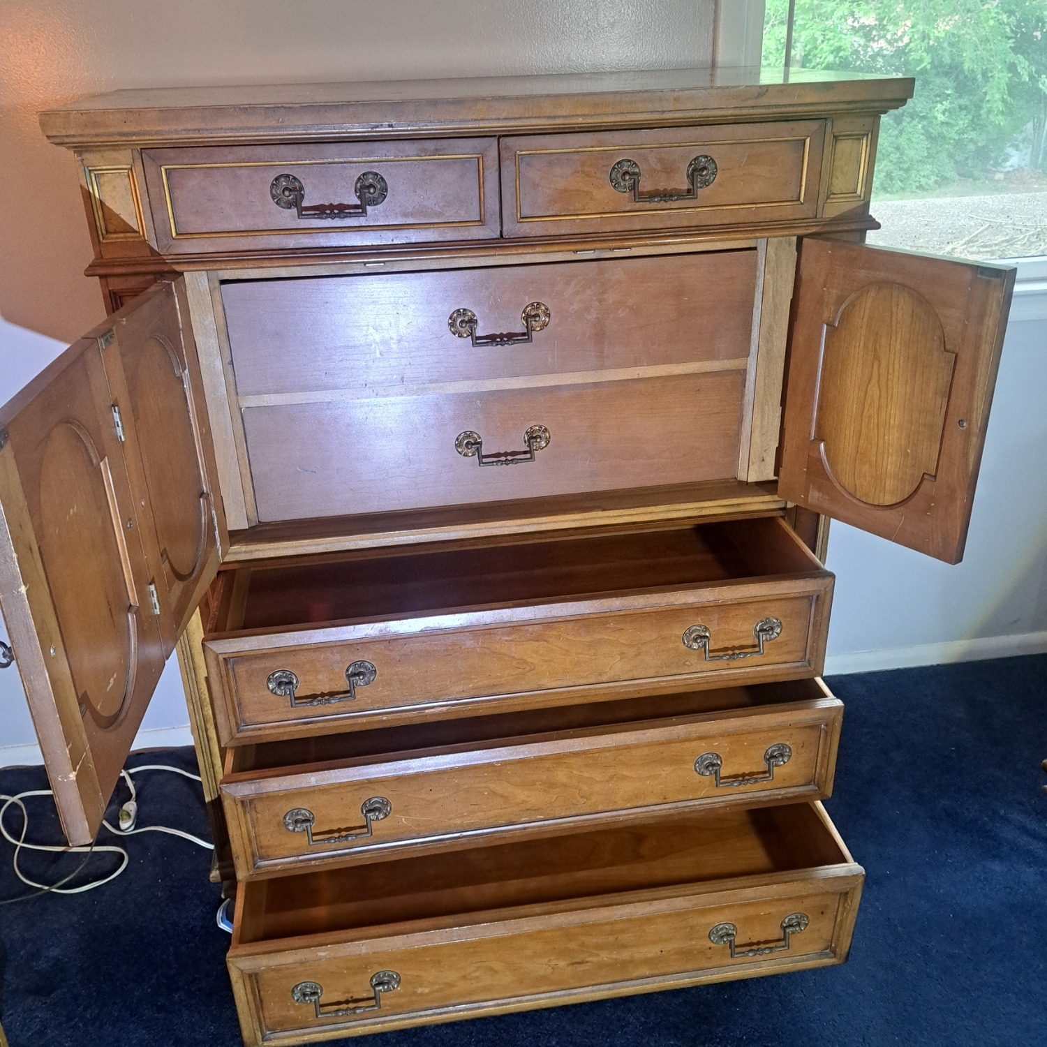 Light Brown Armoire - image-5