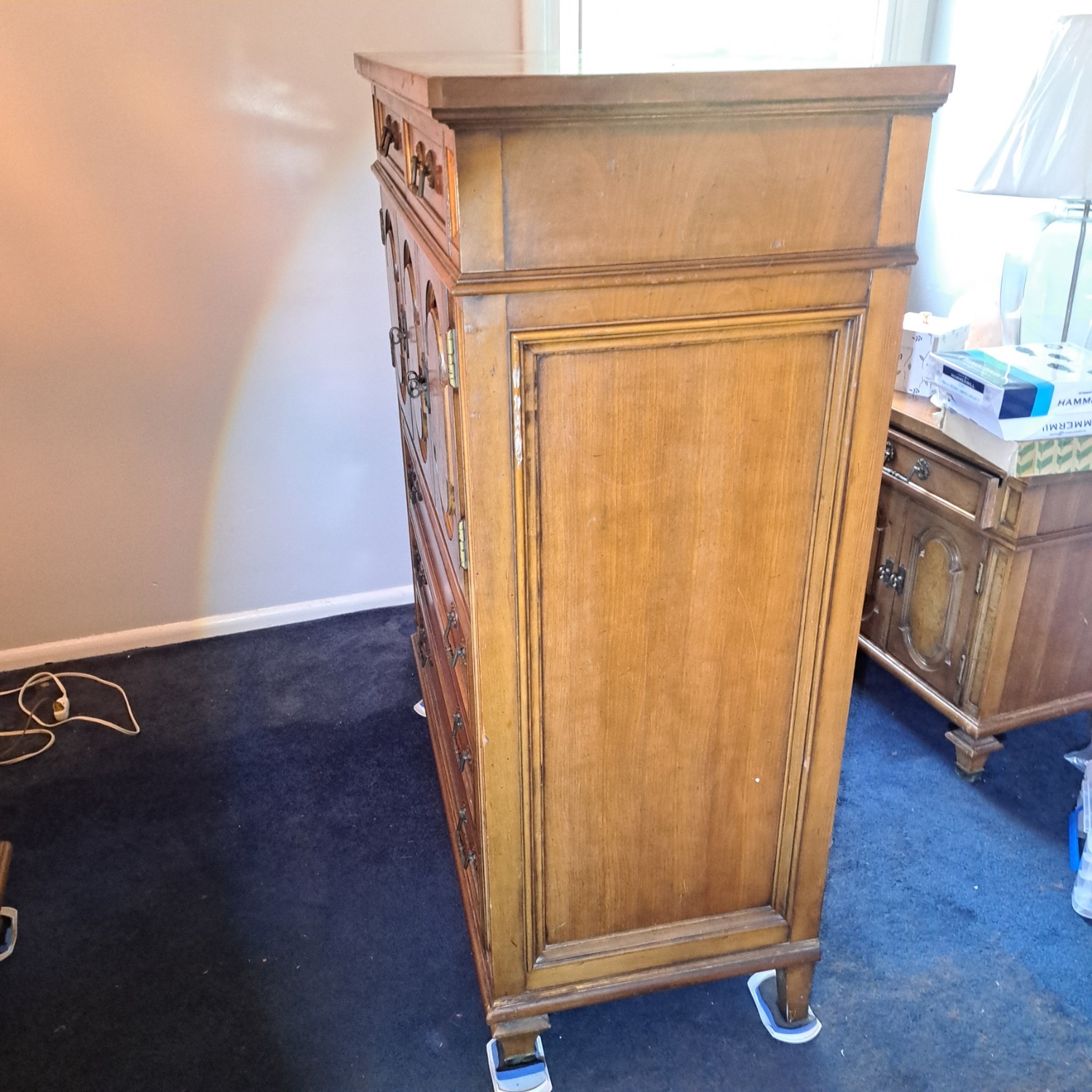 Light Brown Armoire - image-2