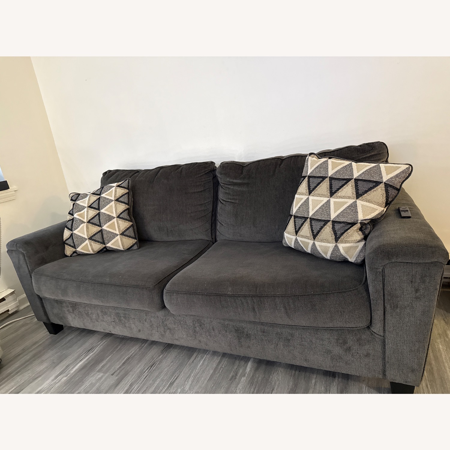 Ashley Furniture Abinger Dark Gray Sleeper Sofa - image-1