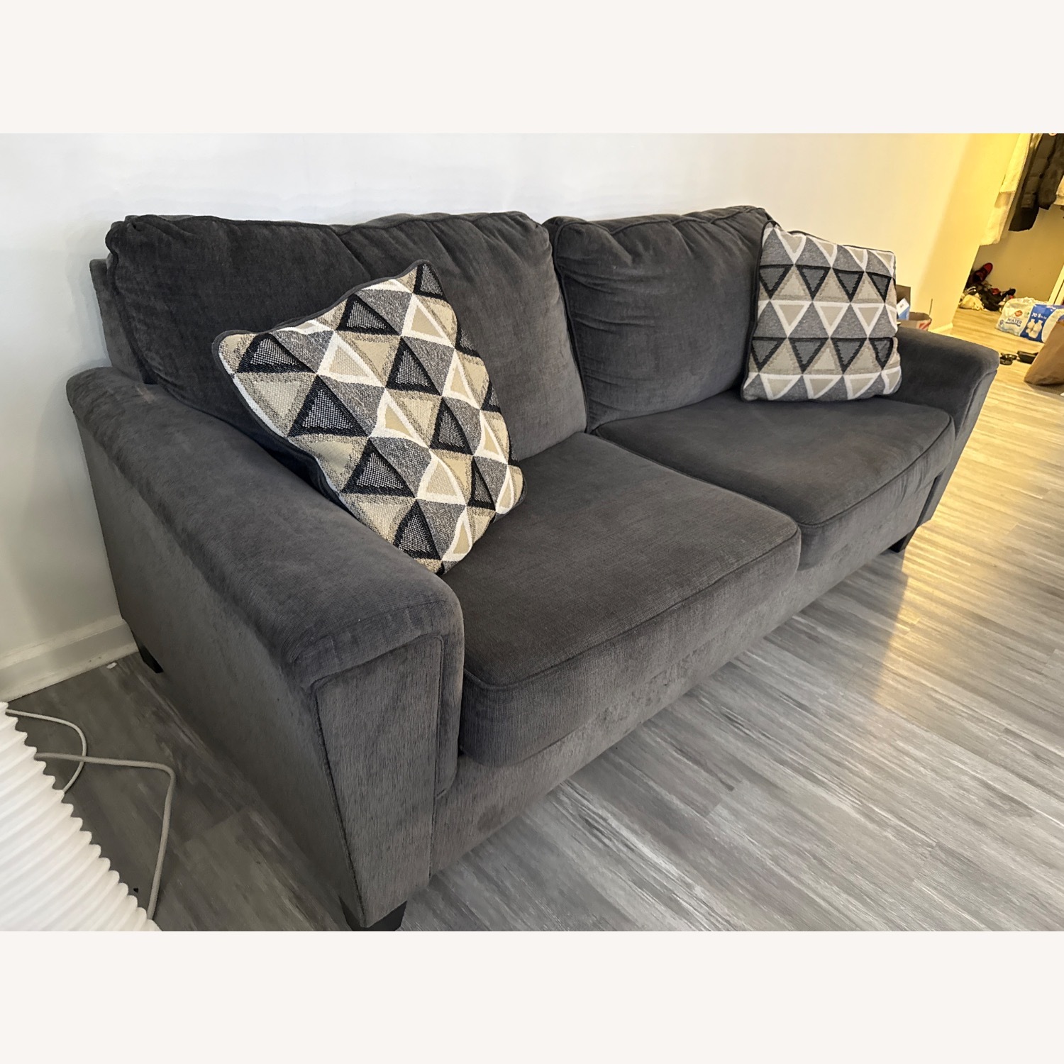 Ashley Furniture Abinger Dark Gray Sleeper Sofa - image-5