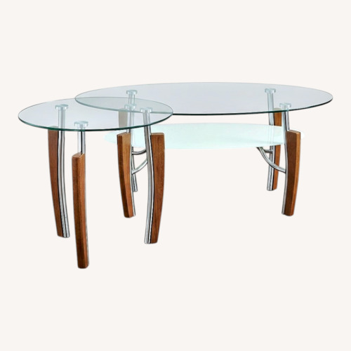 Used Ashley Glass Coffee Table for sale on AptDeco
