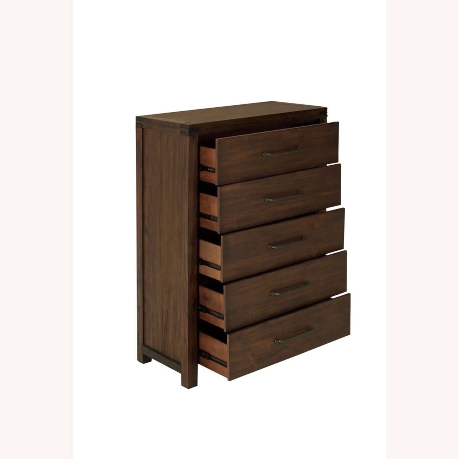 Raymour & Flanigan Dark Brown Wood Dresser - image-5