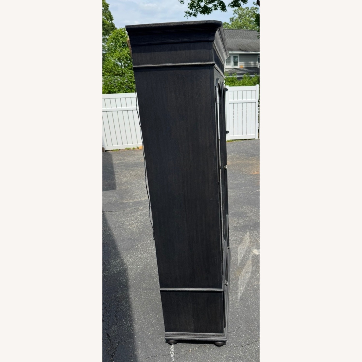 Raymour & Flanigan Regency Black Wood Bookcase - image-3