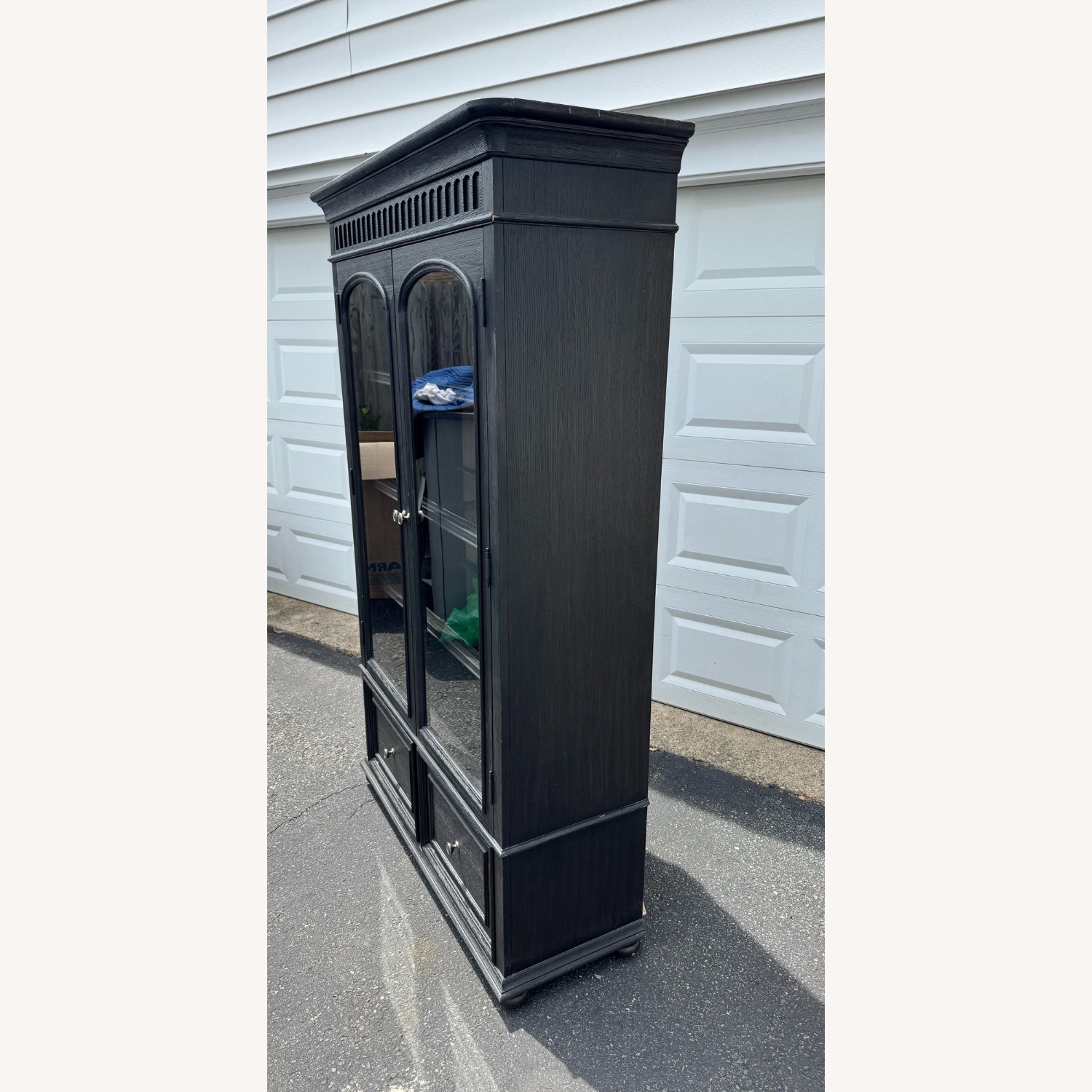 Raymour & Flanigan Regency Black Wood Bookcase - image-4