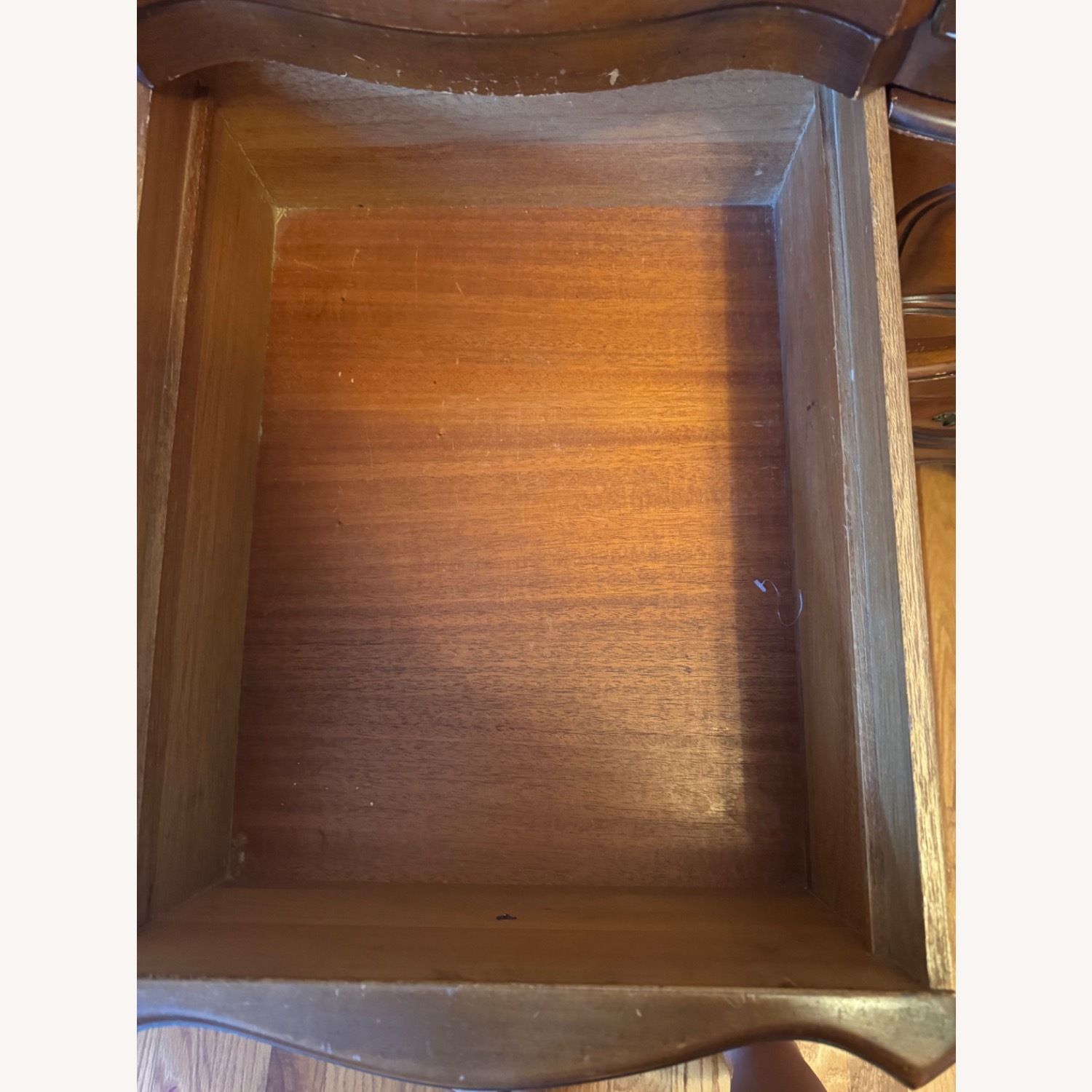 Vintage/Antique Dark Brown Wood Dresser - image-3