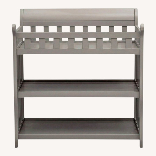 Used Walmart Light Gray Changing Table for sale on AptDeco