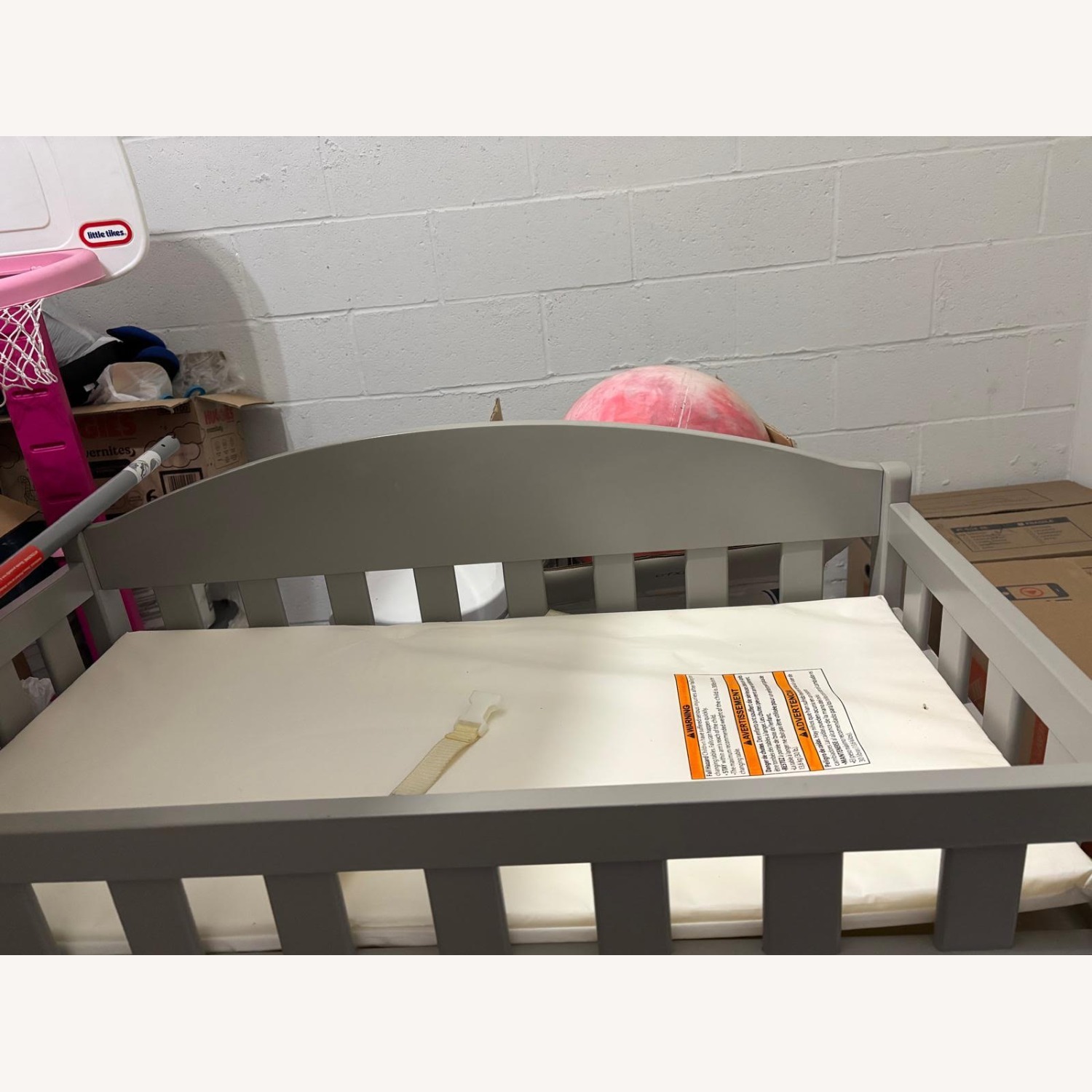 Walmart Light Gray Changing Table - image-1
