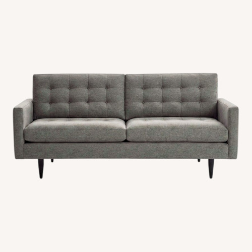 Used Crate & Barrel Petrie Dark Gray 2 Seater Sofa for sale on AptDeco