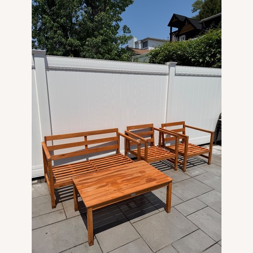 Used Wayfair Wood Patio Furniture for sale on AptDeco