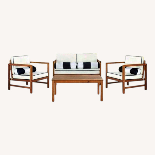 Used Wayfair Wood Patio Furniture for sale on AptDeco