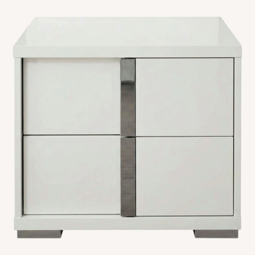 Used ALF Group Imperia Collection White Nightstand for sale on AptDeco