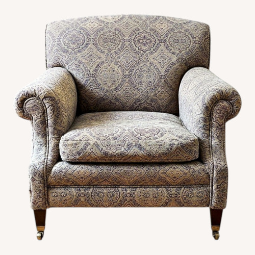 Used George Smith Signature Armchair Brown Paisley for sale on AptDeco