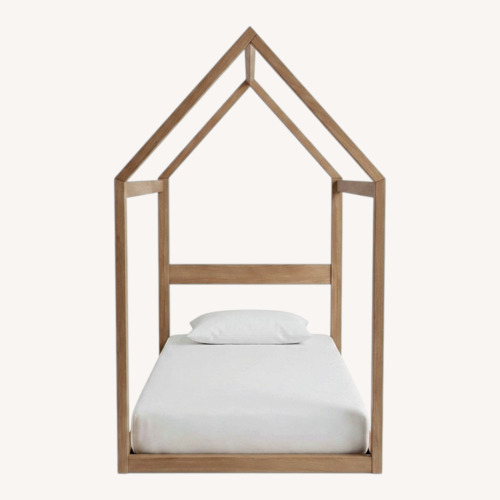 Used West Elm Kids Tent Bed Natural Twin Bed for sale on AptDeco