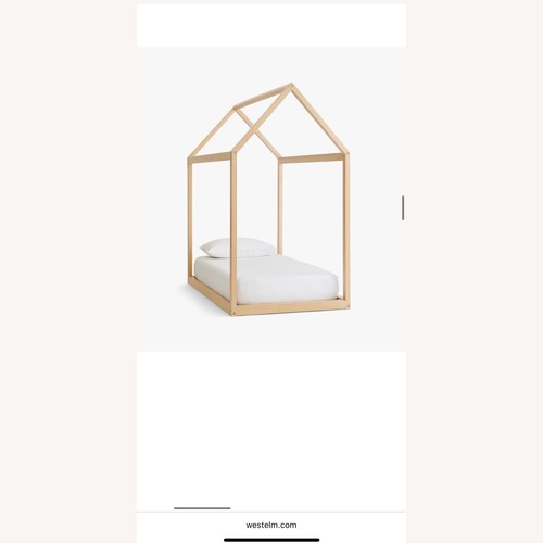 Used West Elm Kids Tent Bed Natural Twin Bed for sale on AptDeco