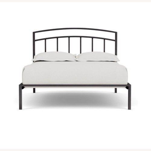 Used Room & Board Luka Black Metal Full Bed for sale on AptDeco