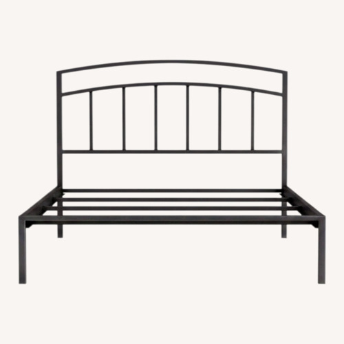 Used Room & Board Luka Black Metal Full Bed for sale on AptDeco