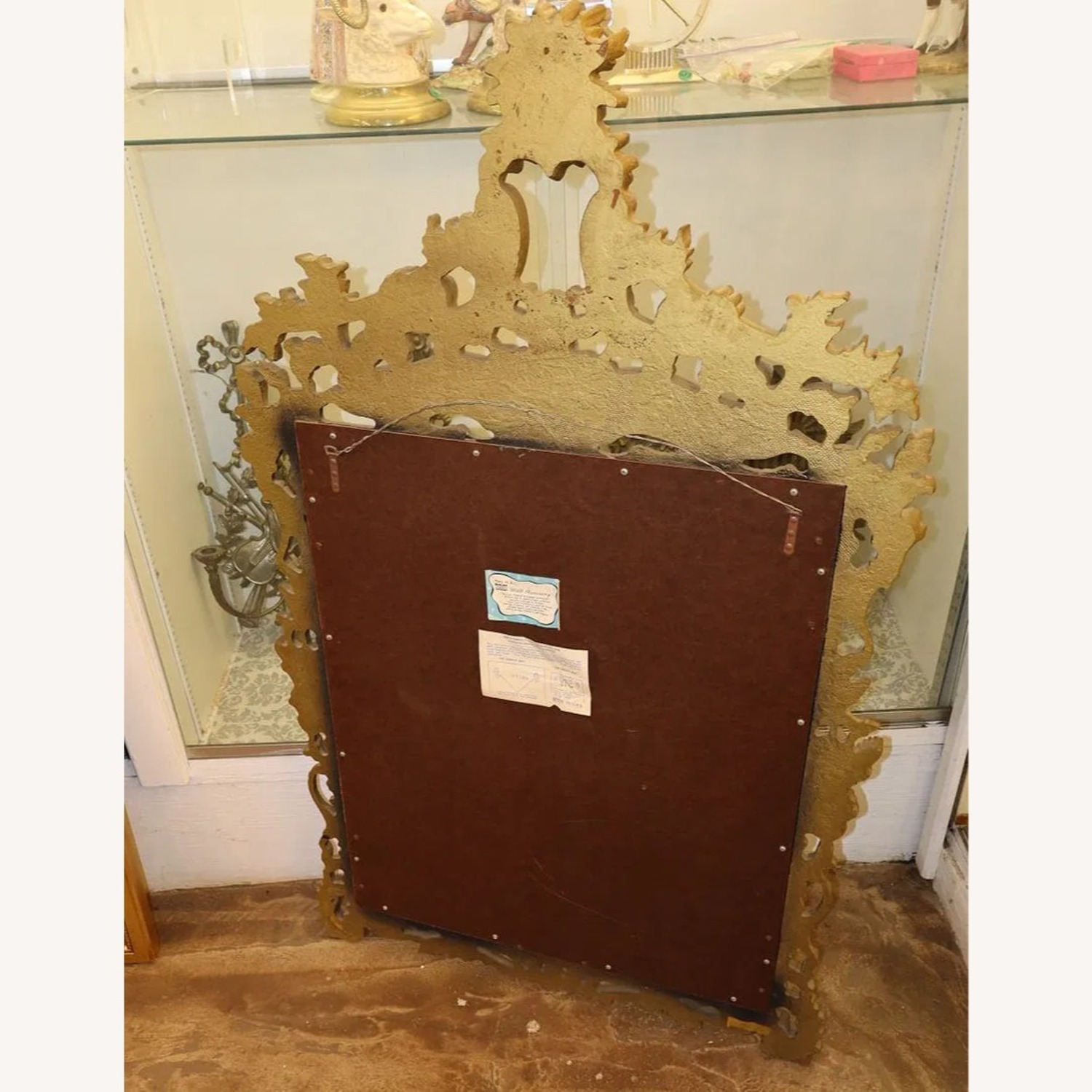 Ornately Carved Vintage Turner French Style Mirror - image-2