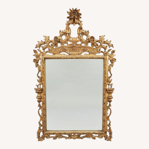 Used Ornately Carved Vintage Turner French Style Mirror for sale on AptDeco