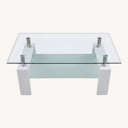 Used Modern Glass Coffee Table for sale on AptDeco
