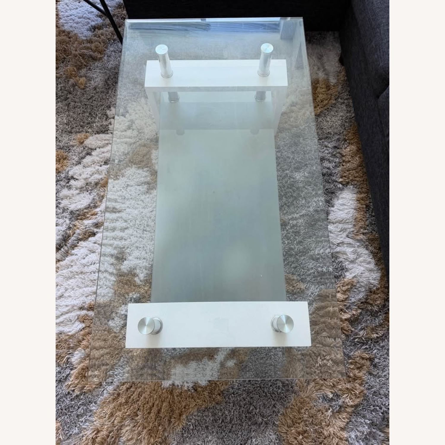 Modern Glass Coffee Table - image-2