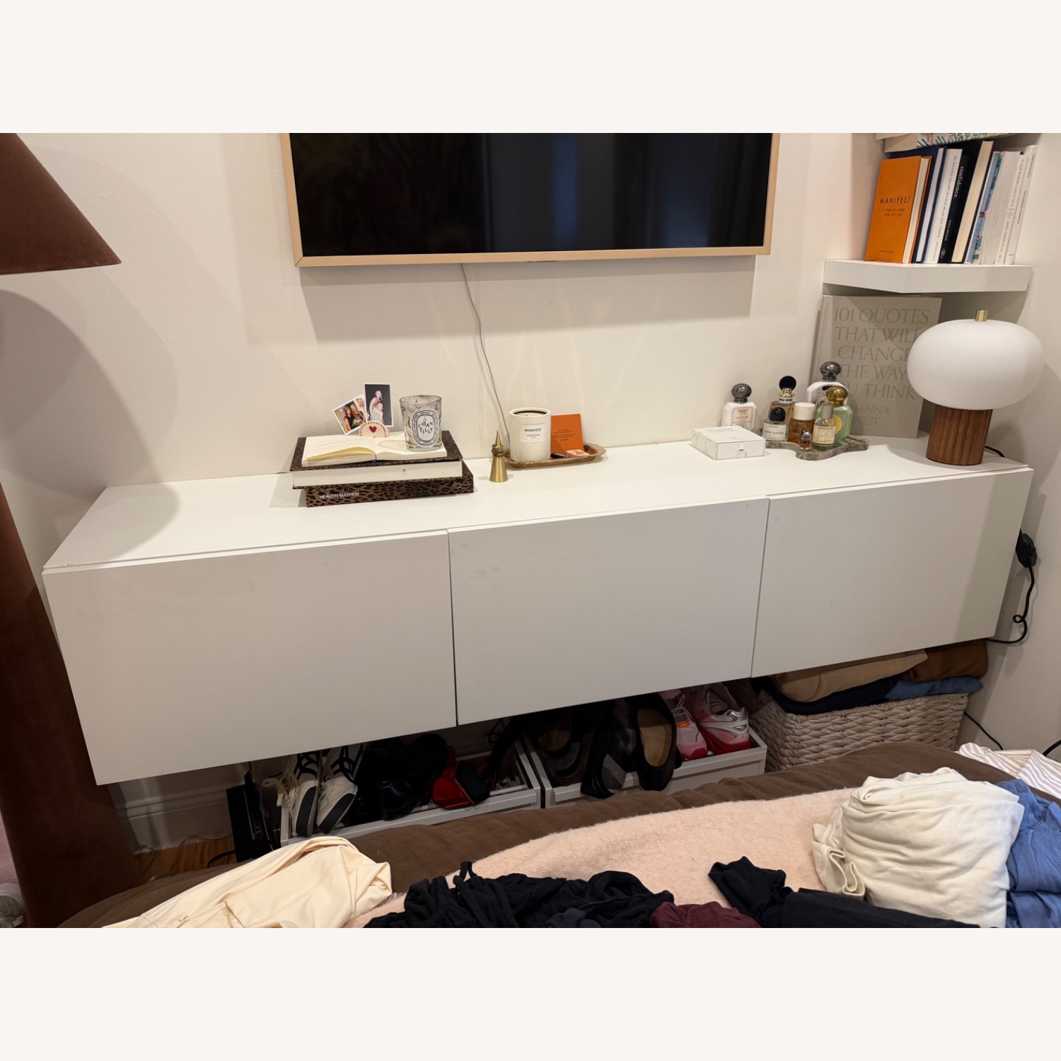IKEA Besta White Wall Unit - image-2
