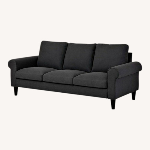 Used IKEA Gammalbyn Dark Gray Fabric 3+ Seater Sofa for sale on AptDeco