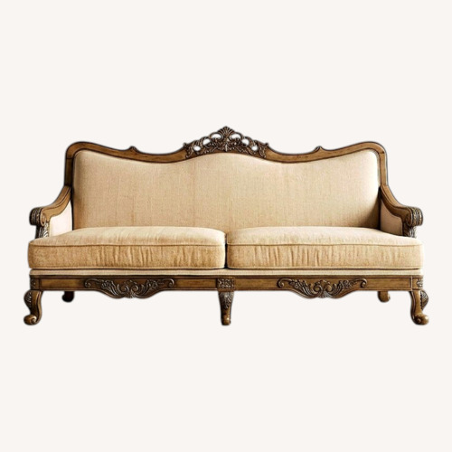 Used Light Brown Fabric 3+ Seater Sofa for sale on AptDeco