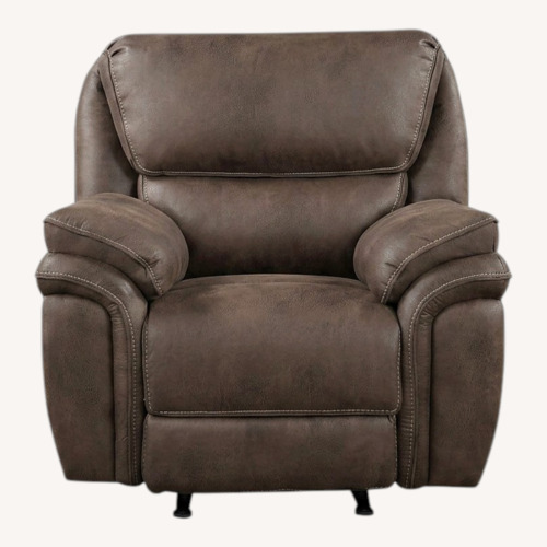 Used Living Spaces Light Brown Recliner for sale on AptDeco