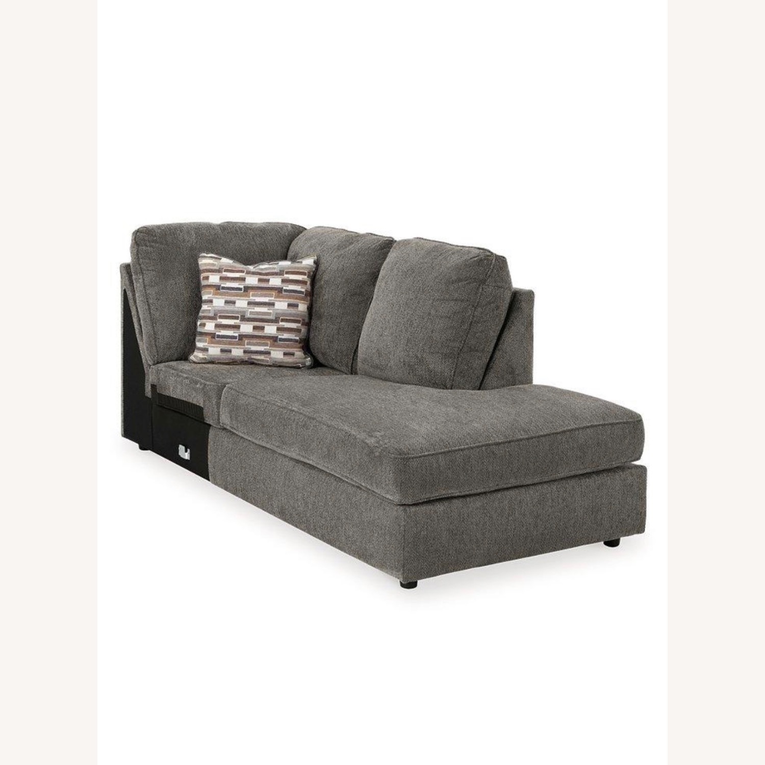 Light Gray Fabric 2 Piece Sectional - image-6