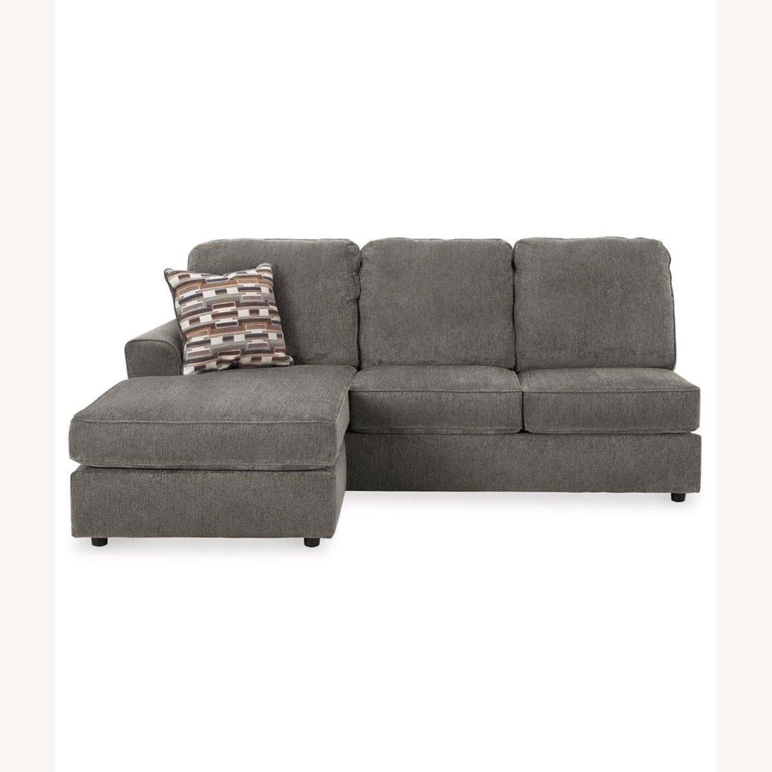Light Gray Fabric 2 Piece Sectional - image-5