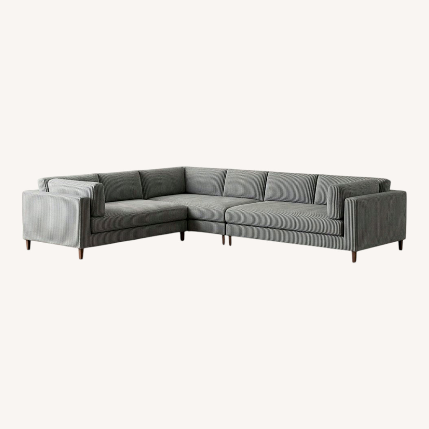 Wayfair Green Fabric 3+ Seater Sofa - image-0