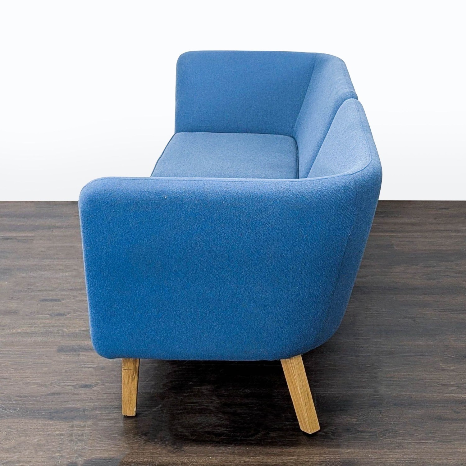 Knoll Rockwell Unscripted Modern Blue Sofa - image-5
