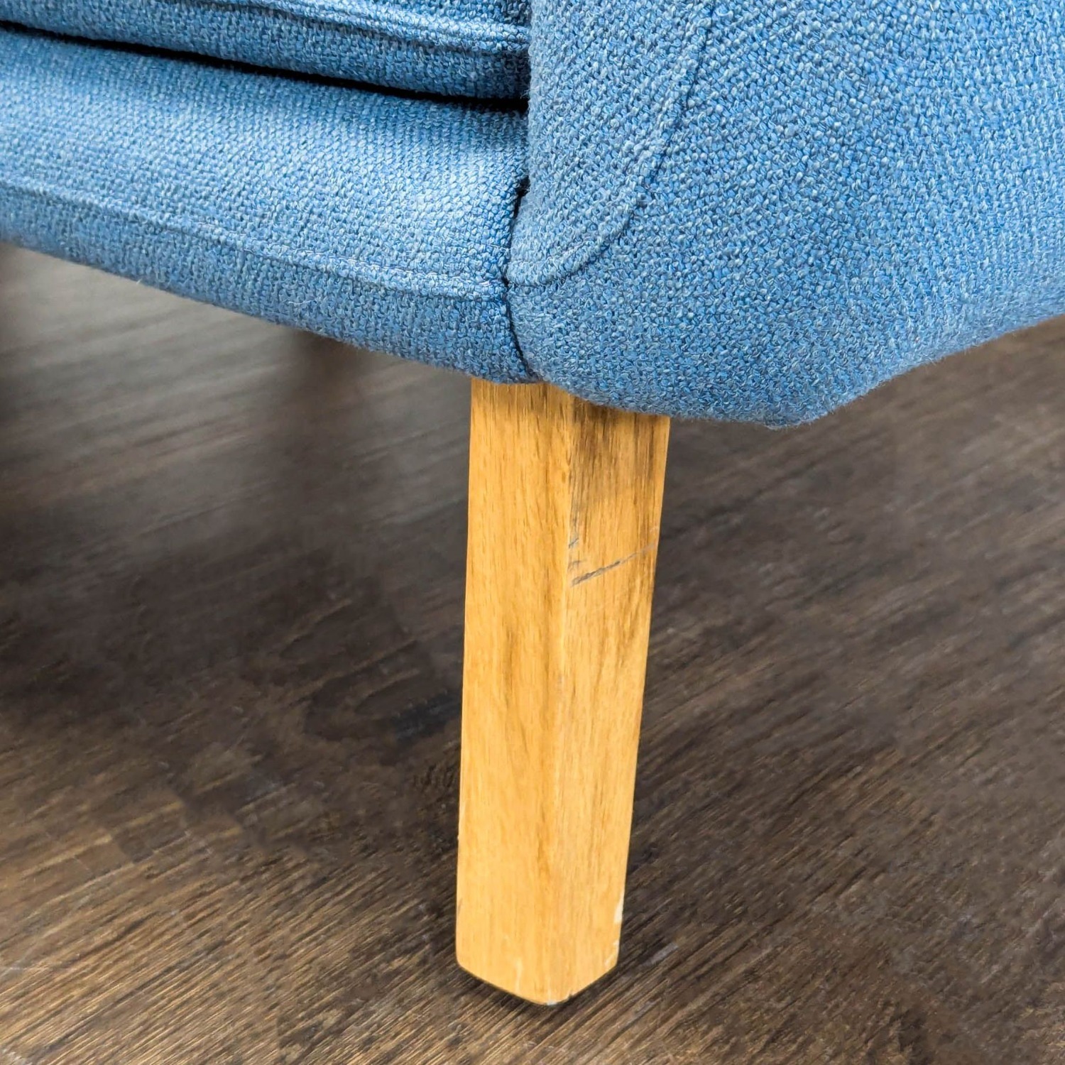 Knoll Rockwell Unscripted Modern Blue Sofa - image-7