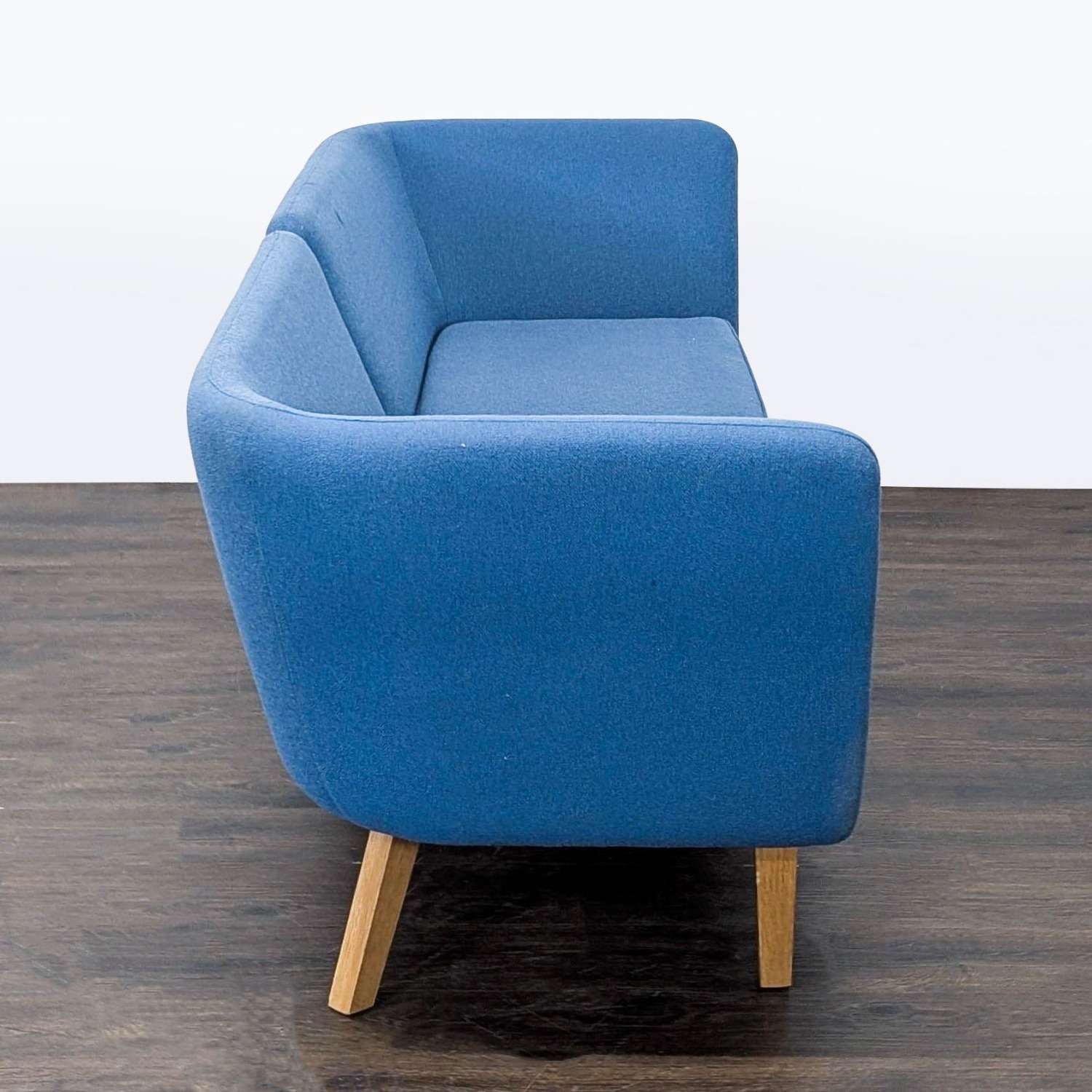 Knoll Rockwell Unscripted Modern Blue Sofa - image-3