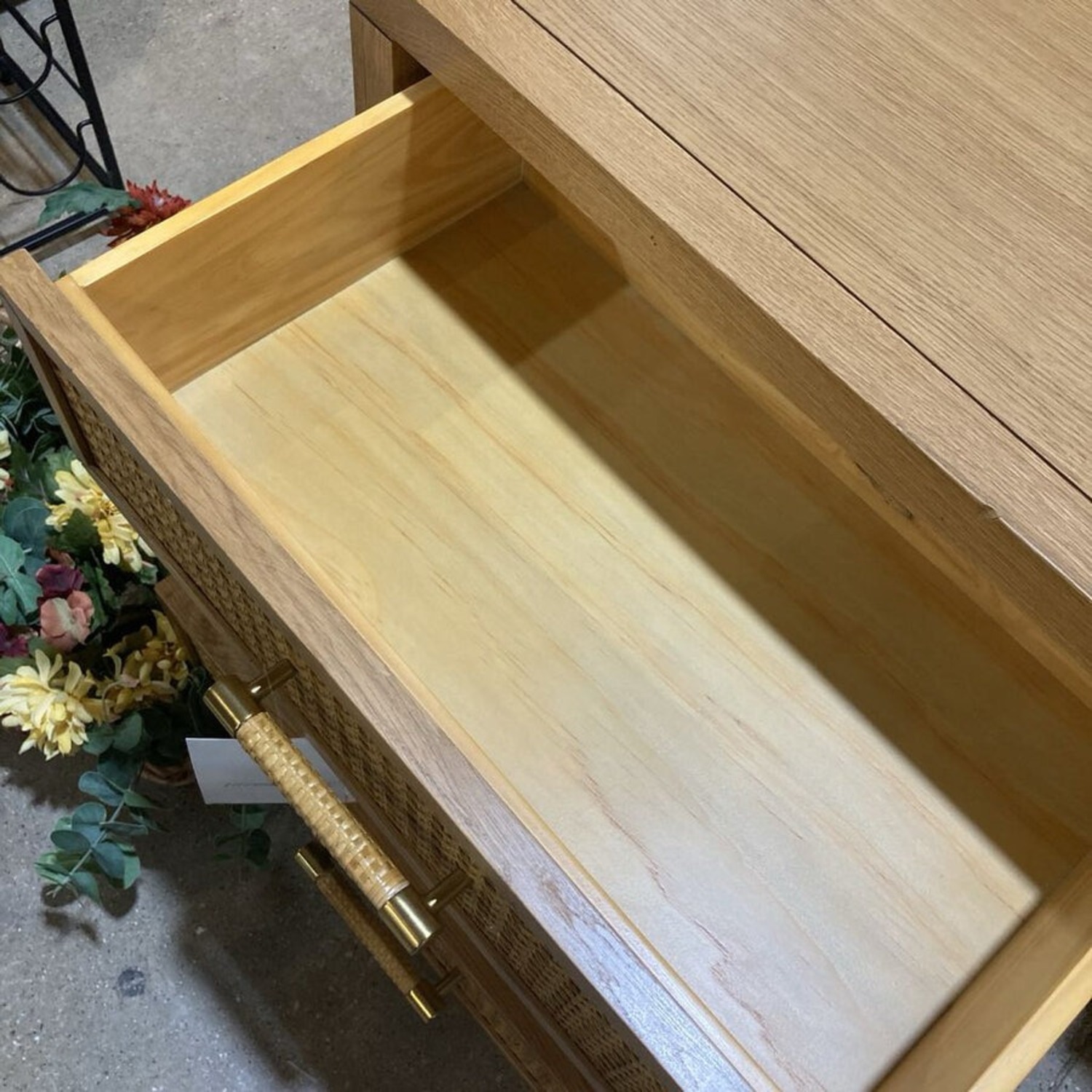 Mesa Cane 3-Drawer Nightstand - image-6