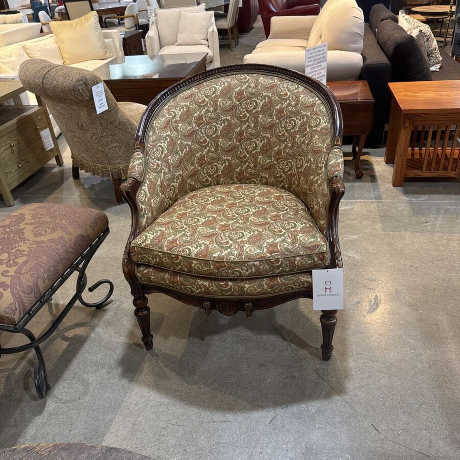 Althorp Baroque Style Claudette Chair - image-4