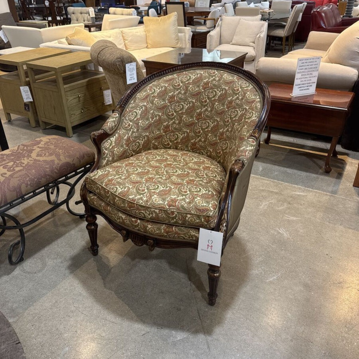 Althorp Baroque Style Claudette Chair - image-2
