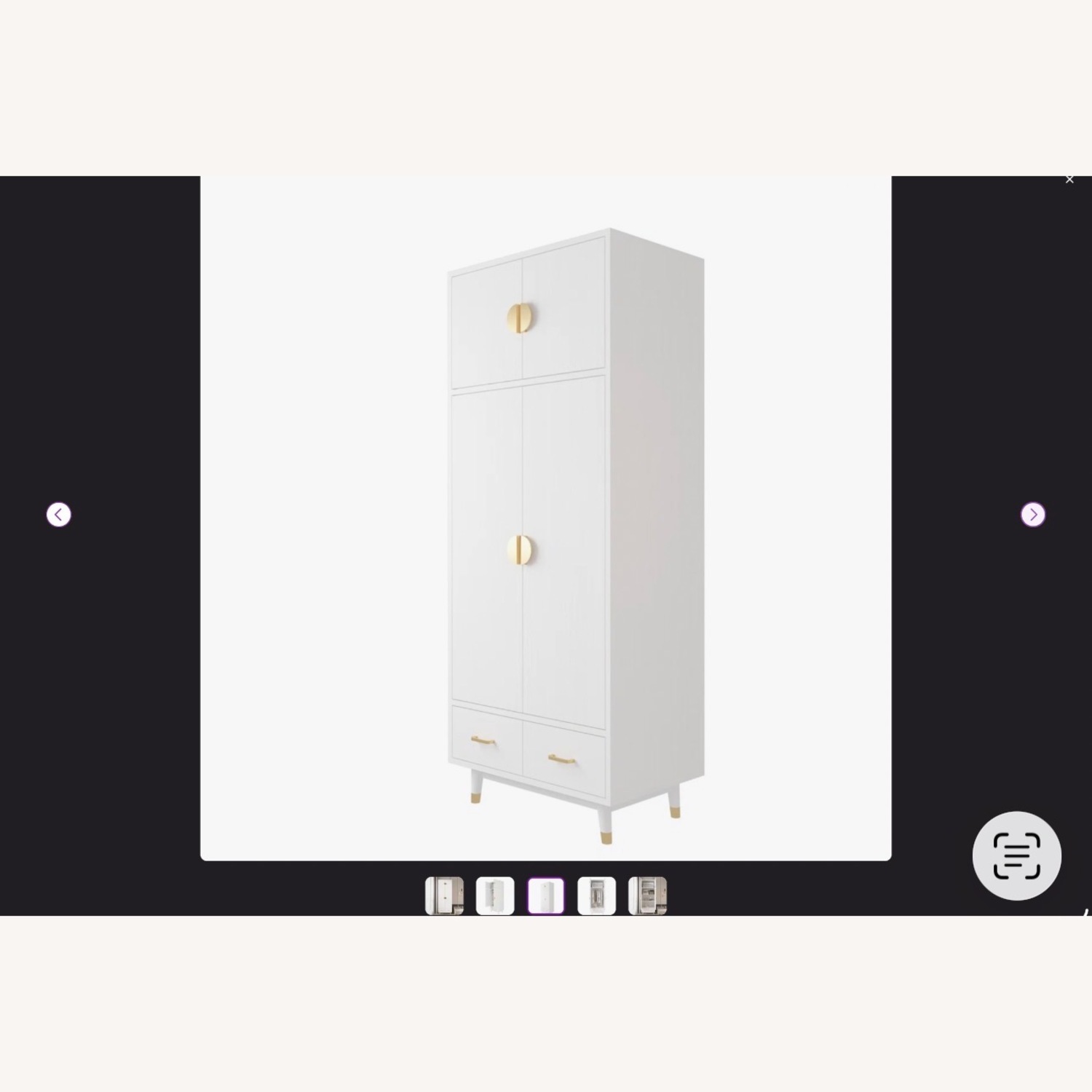 Wayfair White Armoire - image-4