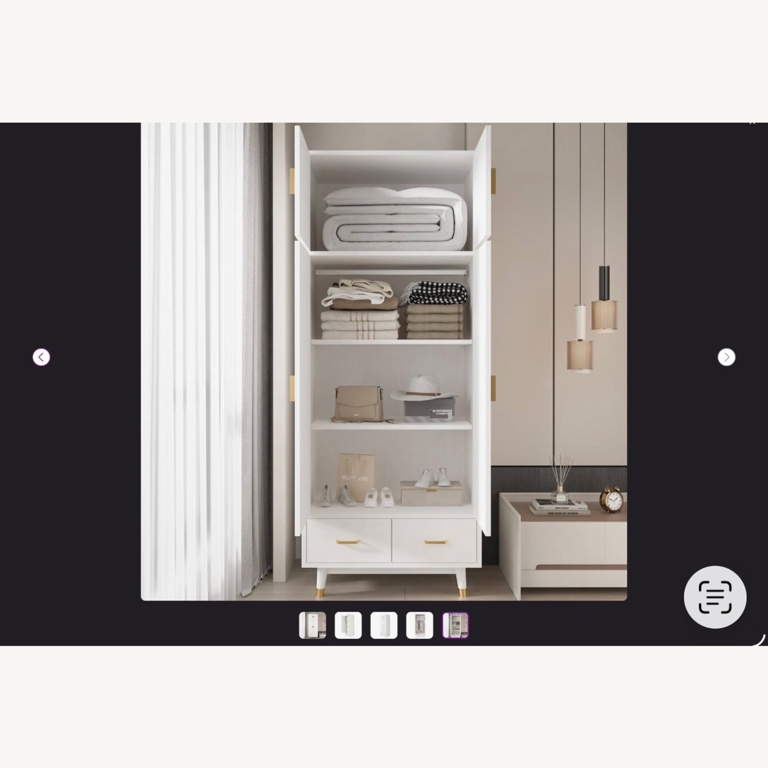 Wayfair White Armoire - image-3