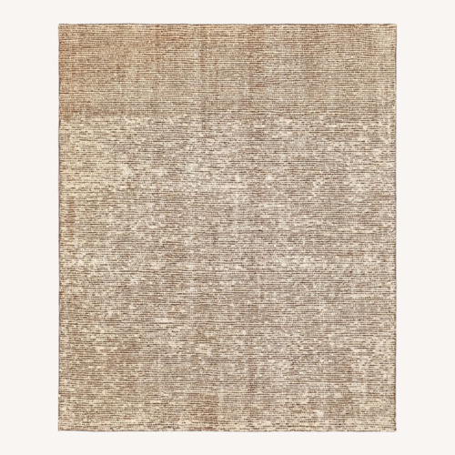 Used West Elm 8x10 Striated Dots Rug for sale on AptDeco