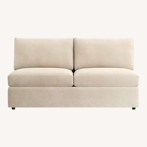 Used Crate & Barrel Green 2 Piece Sectional for sale on AptDeco